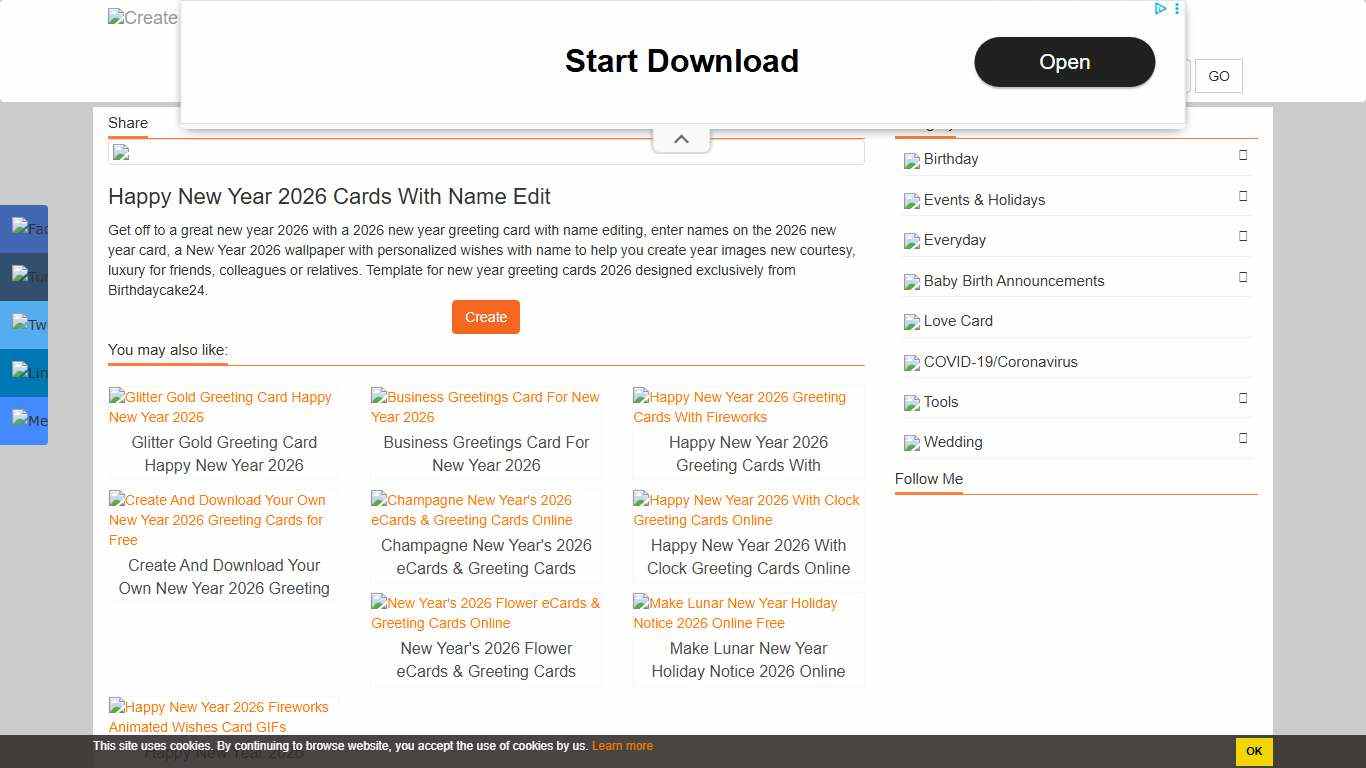 Share: Happy New Year 2026 Cards With Name Edit - 2021015fee8d236aae3jpg